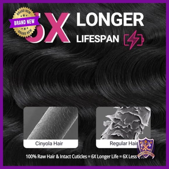 Raw Human Hair Extensions Body Wave 14 16 18 Inch No Shedding
